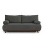 Voir la diapositive 1 : BEST MOBILIER Cristal - canapé 3 places - convertible avec coffre - en velours côtelé