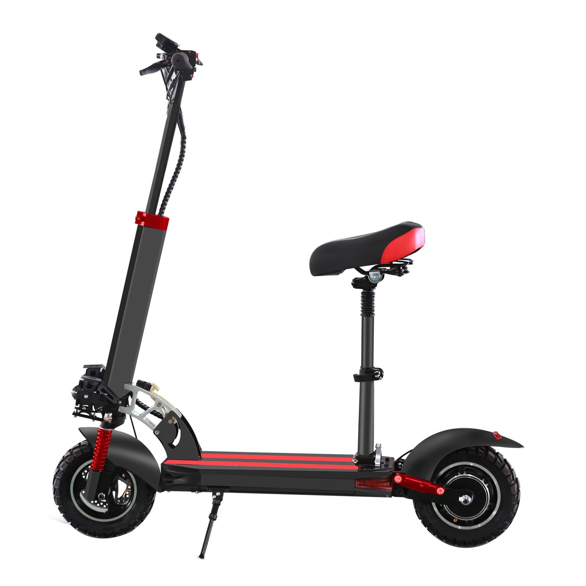 Voir la diapositive 3 : SUNNIGOO Trottinette électrique sunnigoo n3max, batterie 48 v 13 ah, selle amovible, noire