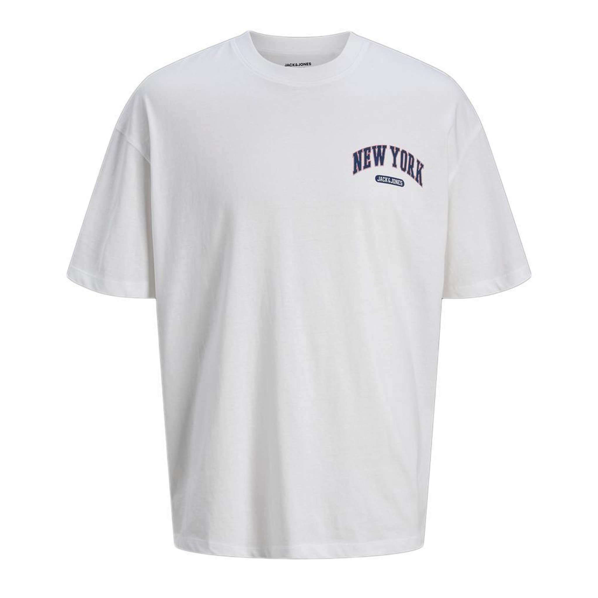 Jack & Jones T-shirt Blanc Homme Jack & Jones Bradley Varsity. Coloris disponibles : Blanc