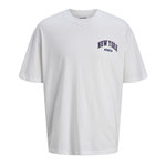 Jack & Jones T-shirt Blanc Homme Jack & Jones Bradley Varsity. Coloris disponibles : Blanc