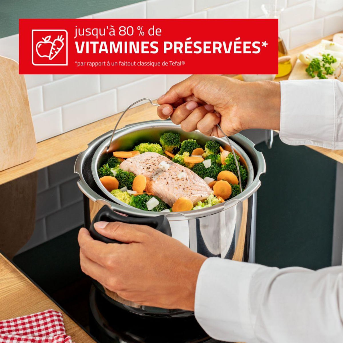 SEB Autocuiseur ClipsoMinut Cocotte de vos régions 9L