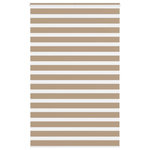 VIDAXL Store zebre marron sable largeur du tissu 140,9 cm polyester