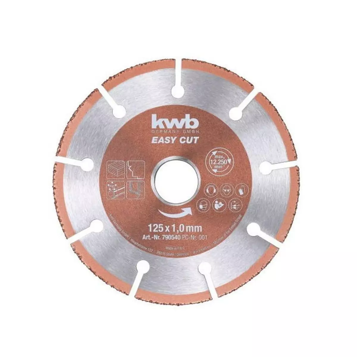 KWB Disque multi-matériaux Easy cut 125mm