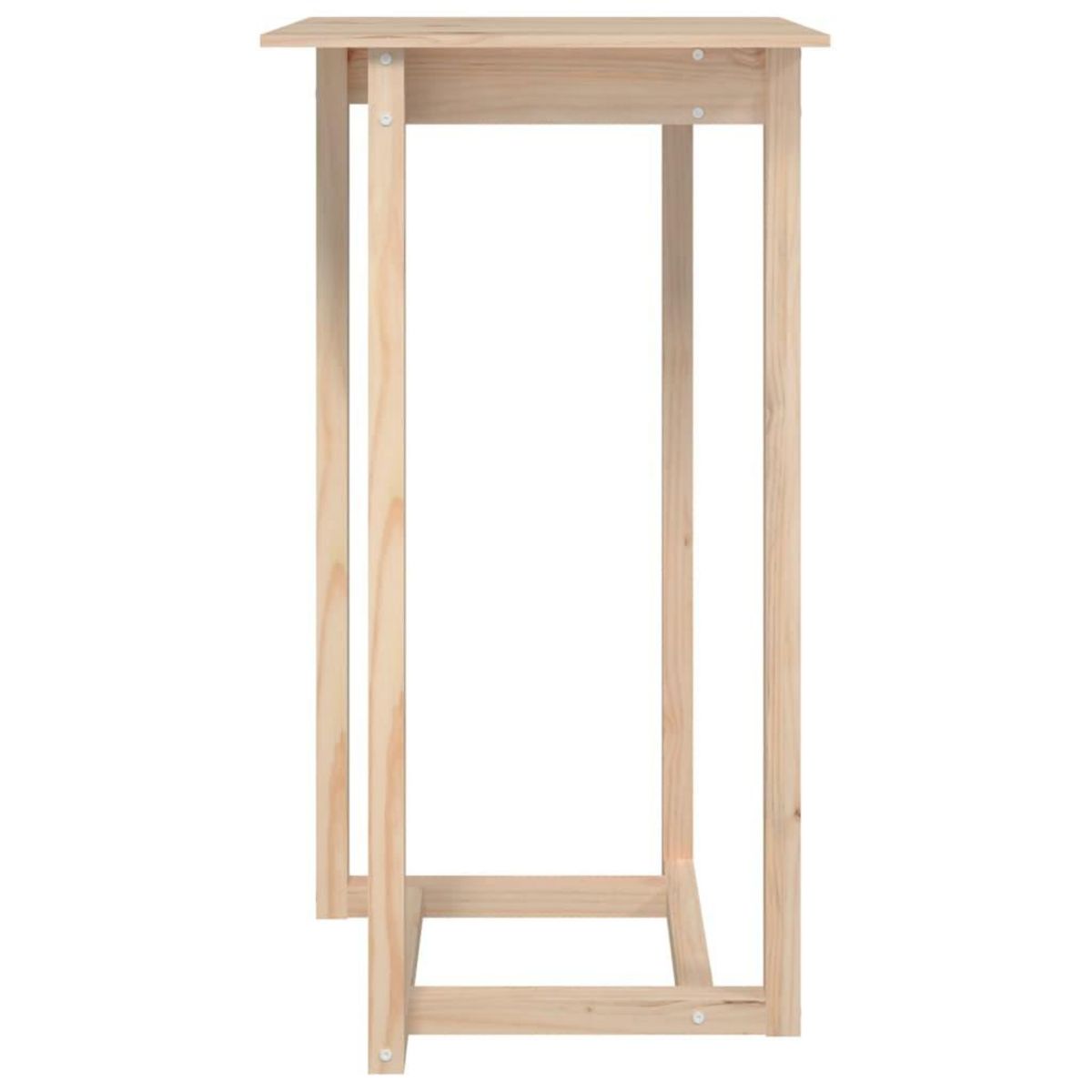 VIDAXL Table de bar 60x60x110 cm Bois massif de pin