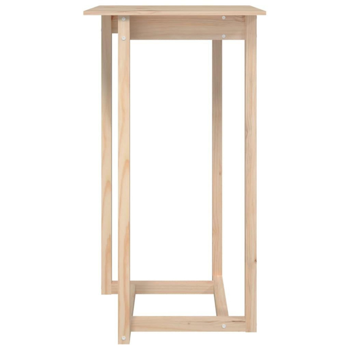 VIDAXL Table de bar 60x60x110 cm Bois massif de pin