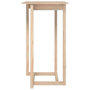 Voir la diapositive 3 : VIDAXL Table de bar 60x60x110 cm Bois massif de pin