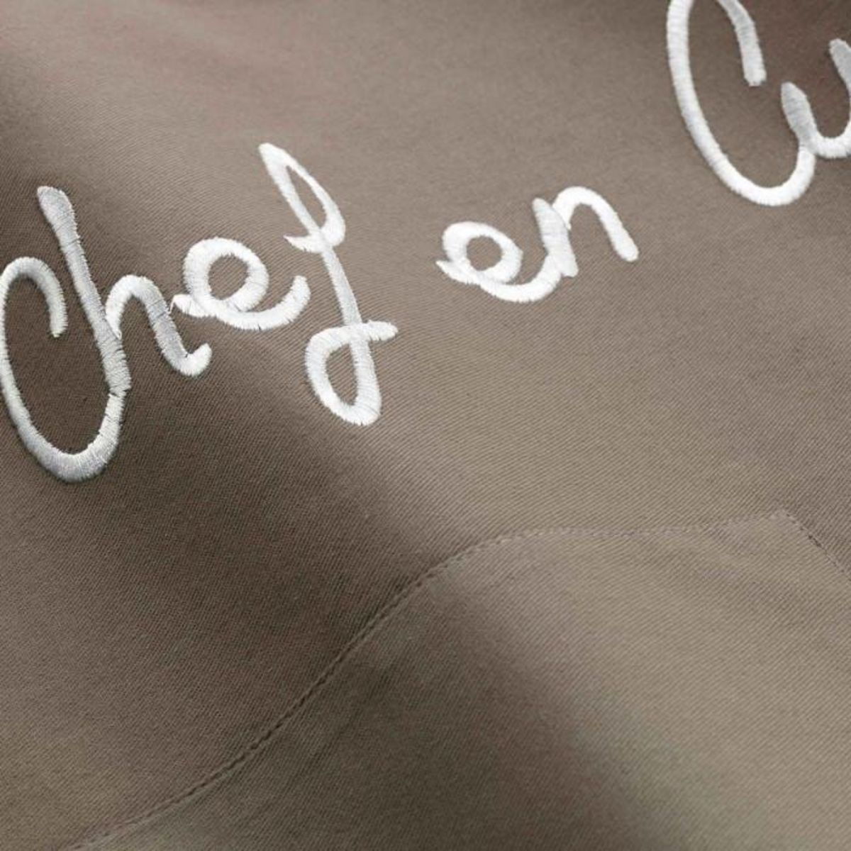 Paris Prix Tablier de Cuisine  Cuistot  84cm Taupe