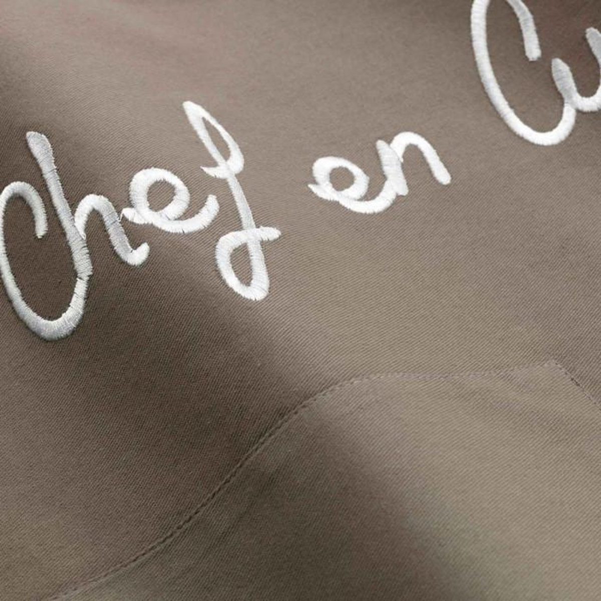 Paris Prix Tablier de Cuisine  Cuistot  84cm Taupe