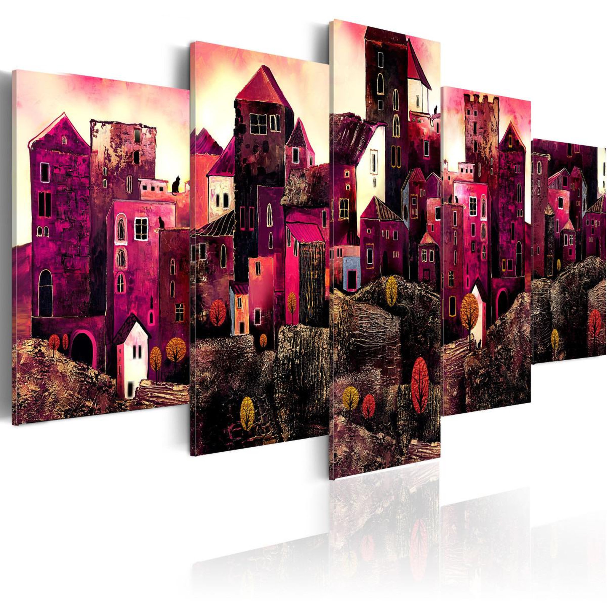 Paris Prix Tableau imprimé  ville de rêves. Coloris disponibles : Multicolore