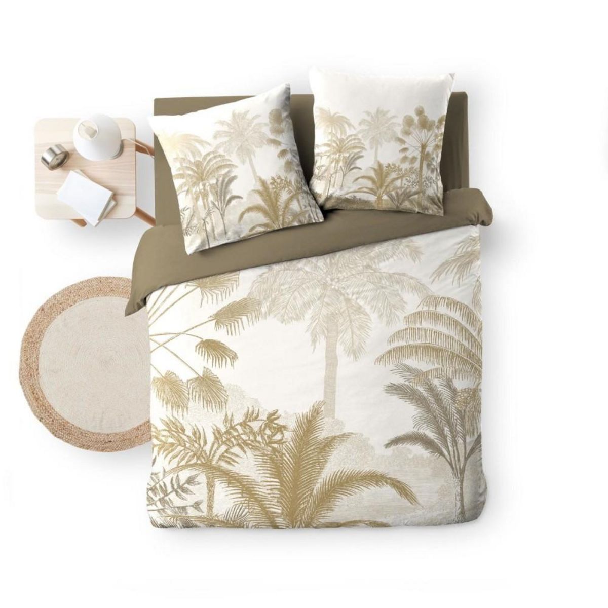 Douceur d'Intérieur Housse de couette 240x220 + 2 taies COCOTY 100% coton