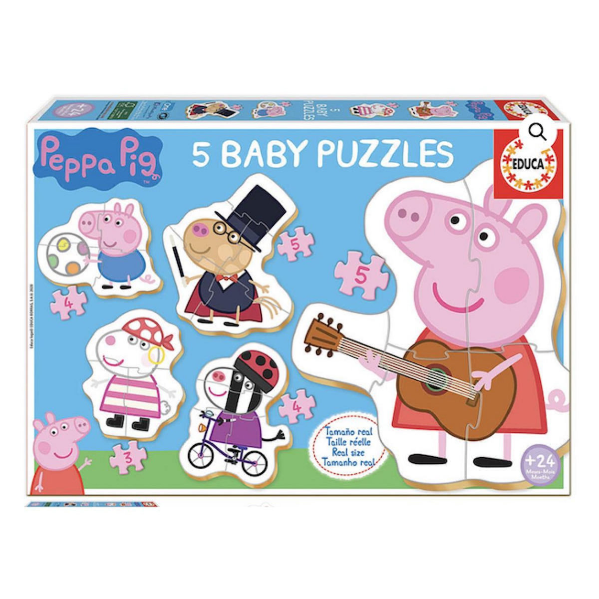 EDUCA Baby puzzles peppa pig 2 a partir de 24 mois