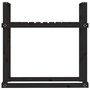 Voir la diapositive 5 : VIDAXL Support pour bois de chauffage Noir 110x35x108,5 cm Bois de pin