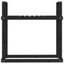 Voir la diapositive 5 : VIDAXL Support pour bois de chauffage Noir 110x35x108,5 cm Bois de pin