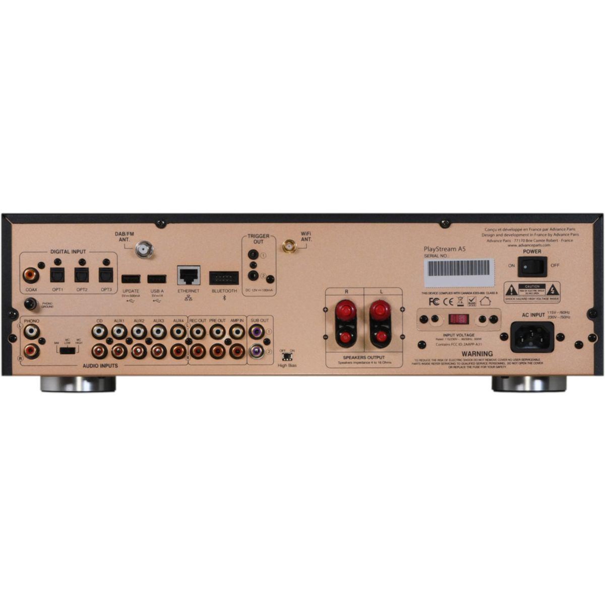 Voir la diapositive 2 : ADVANCE PARIS Amplificateur HiFi PlayStream 5