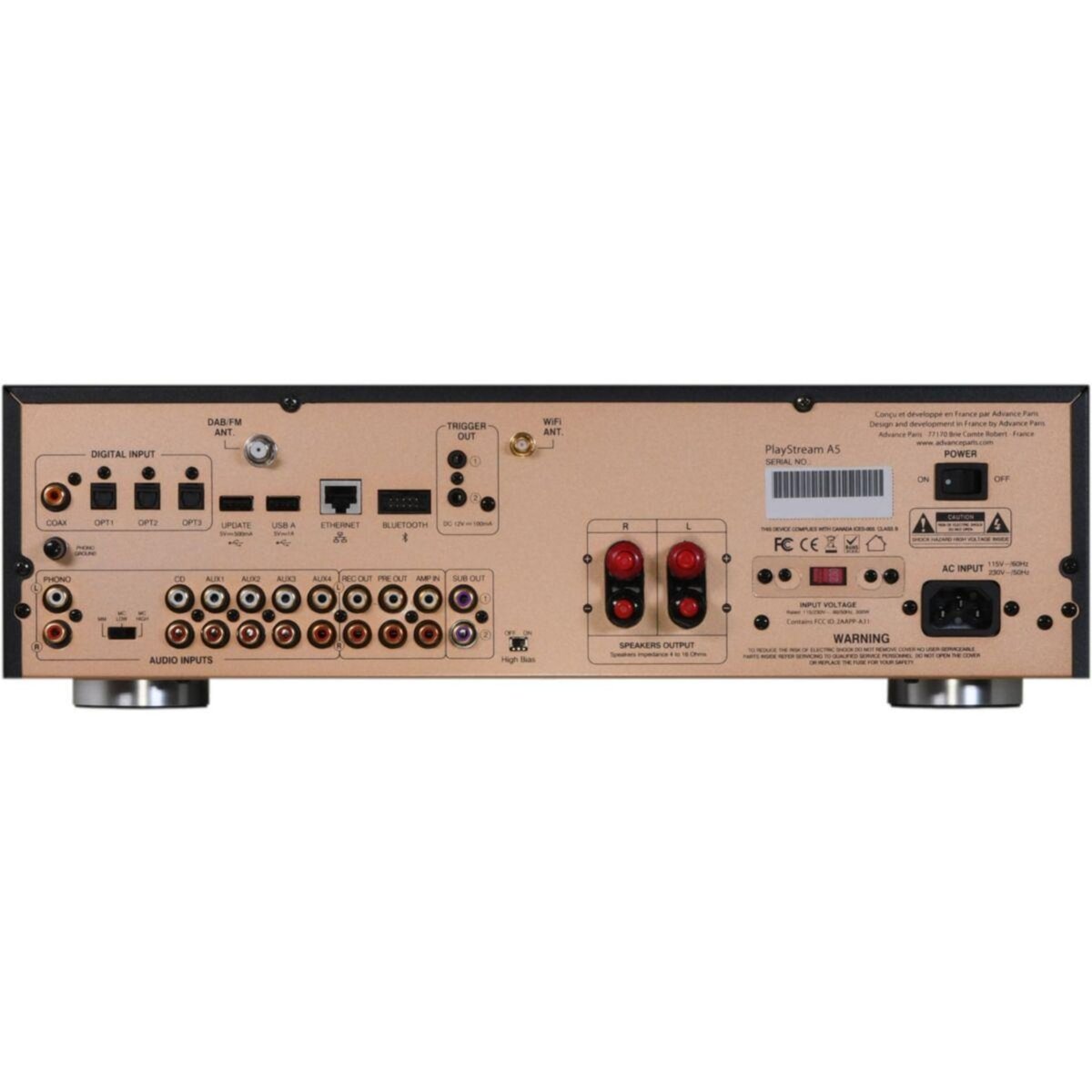ADVANCE PARIS Amplificateur HiFi PlayStream 5