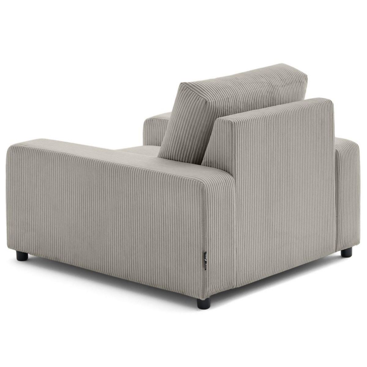 LISA DESIGN Pivoine - fauteuil en velours côtelé