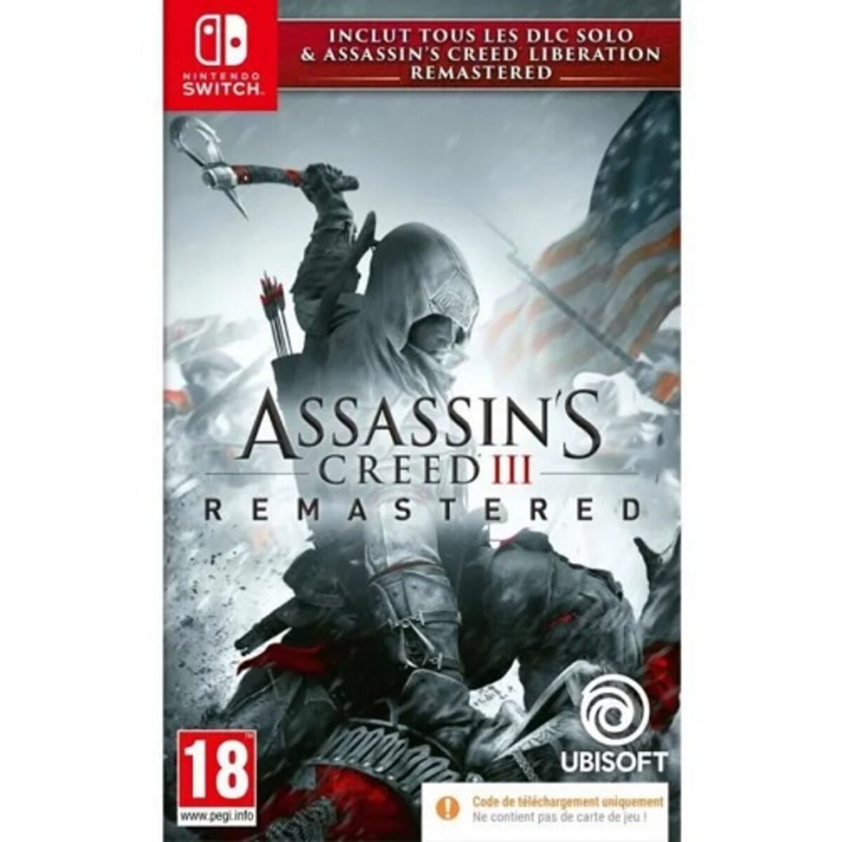 Assassin's Creed 3 + Assassin's Creed Liberation Remaster (code in a box) Nintendo Switch