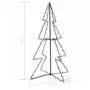 VIDAXL Arbre de Noël cone 160 LED d'interieur/d'exterieur 78x120 cm