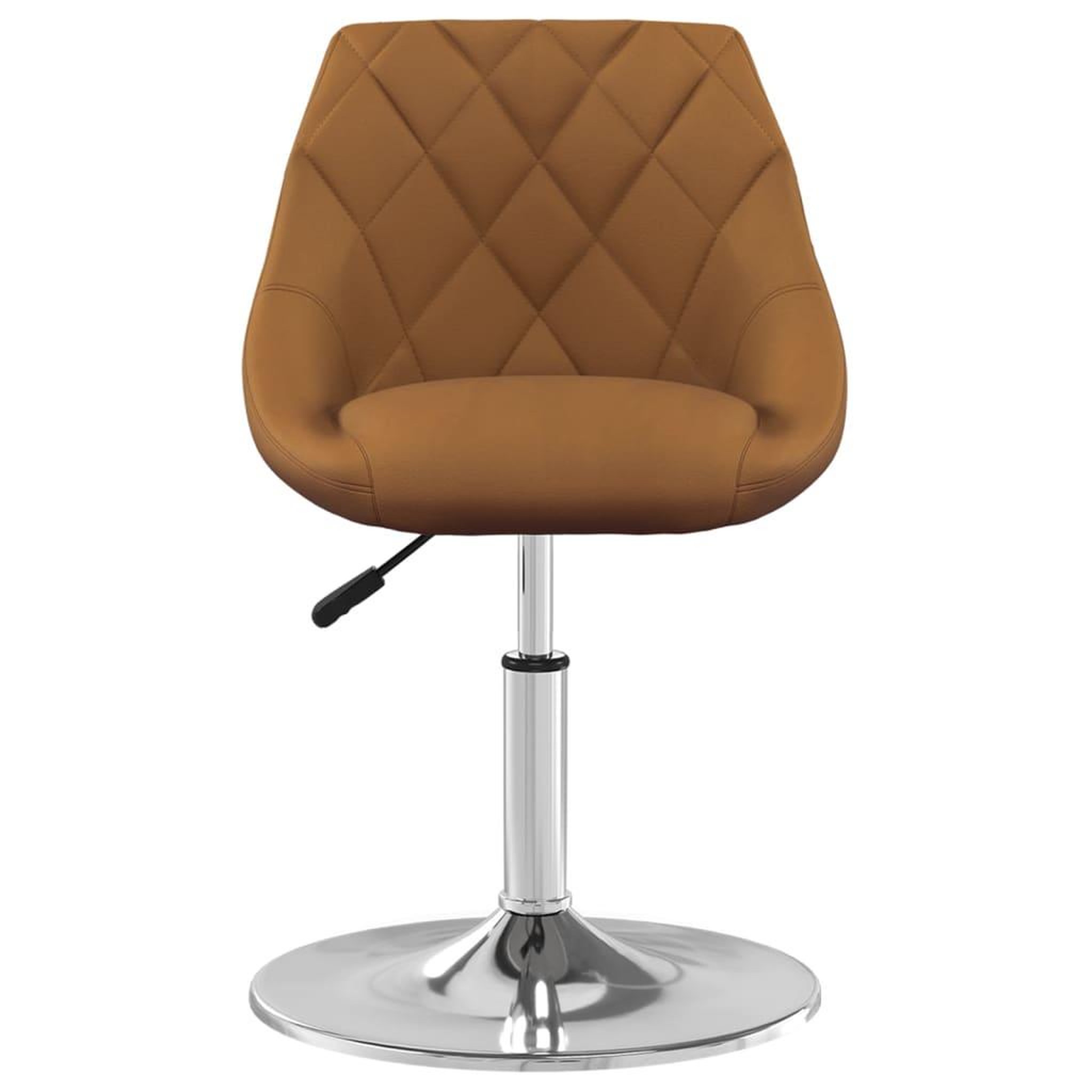 Voir la diapositive 4 : VIDAXL Chaises pivotantes a manger lot de 2 Marron Velours