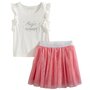 IN EXTENSO Ensemble tee shirt + jupe tulle fille