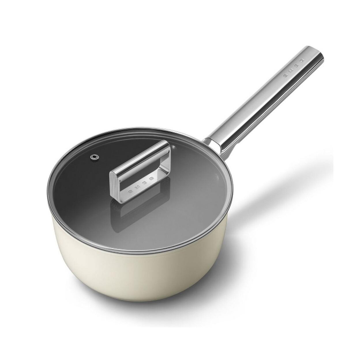 SMEG Casserole crème mat 20cm + couvercle - SPF2012CRM