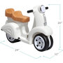 Voir la diapositive 2 : Step 2 Scooter 3 roues - ride along blanc