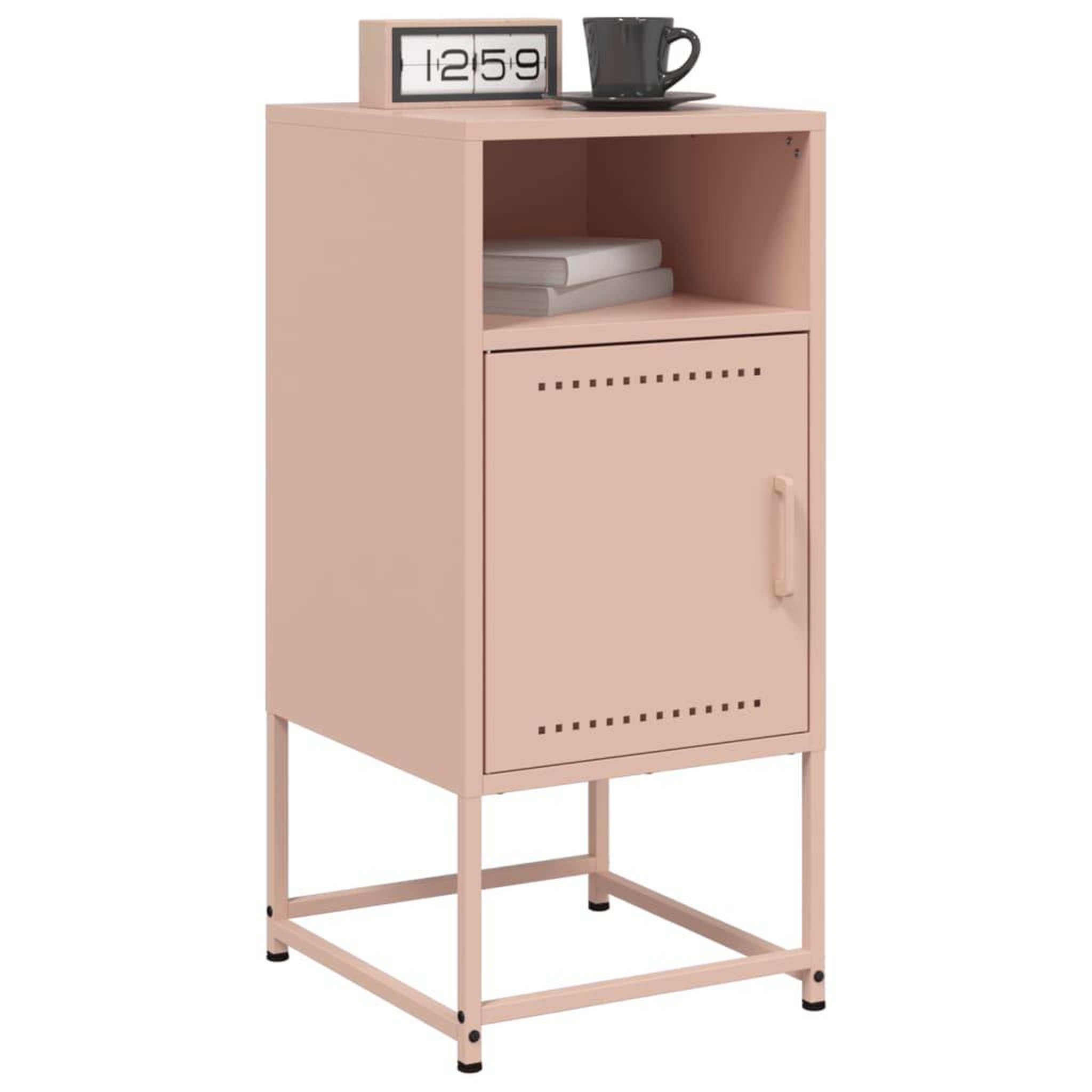 Voir la diapositive 4 : VIDAXL Tables de chevet 2 pcs rose 36x39x78 cm acier