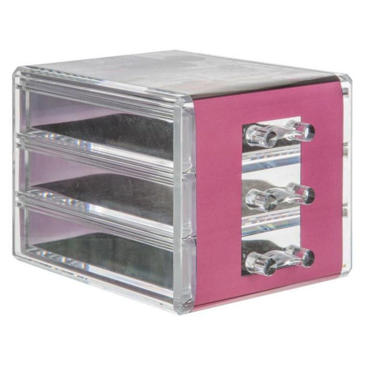 FIVE Boîte à Bijoux 3 Tiroirs  Beauty  15cm Transparent