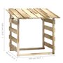 Voir la diapositive 6 : VIDAXL Pergola avec toit 100x90x100 cm Bois de pin impregne