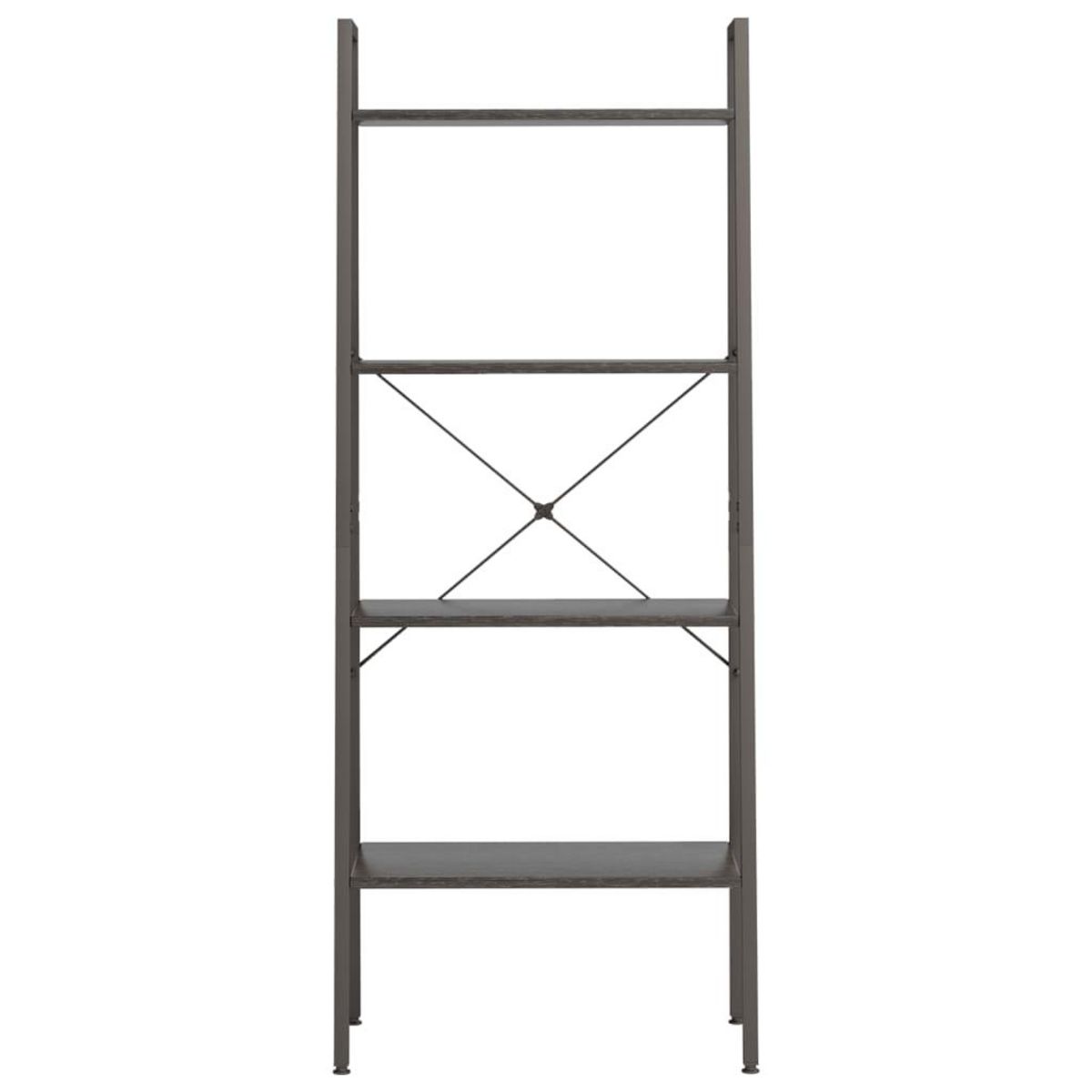 VIDAXL Etagere sur pied 4 niveaux Noir 56x35x140 cm