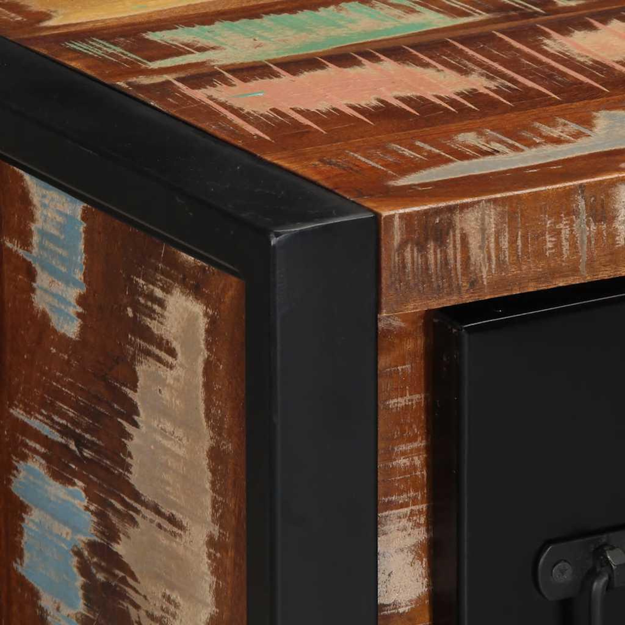 Voir la diapositive 5 : VIDAXL Buffet 50x35x70 cm bois massif de recuperation