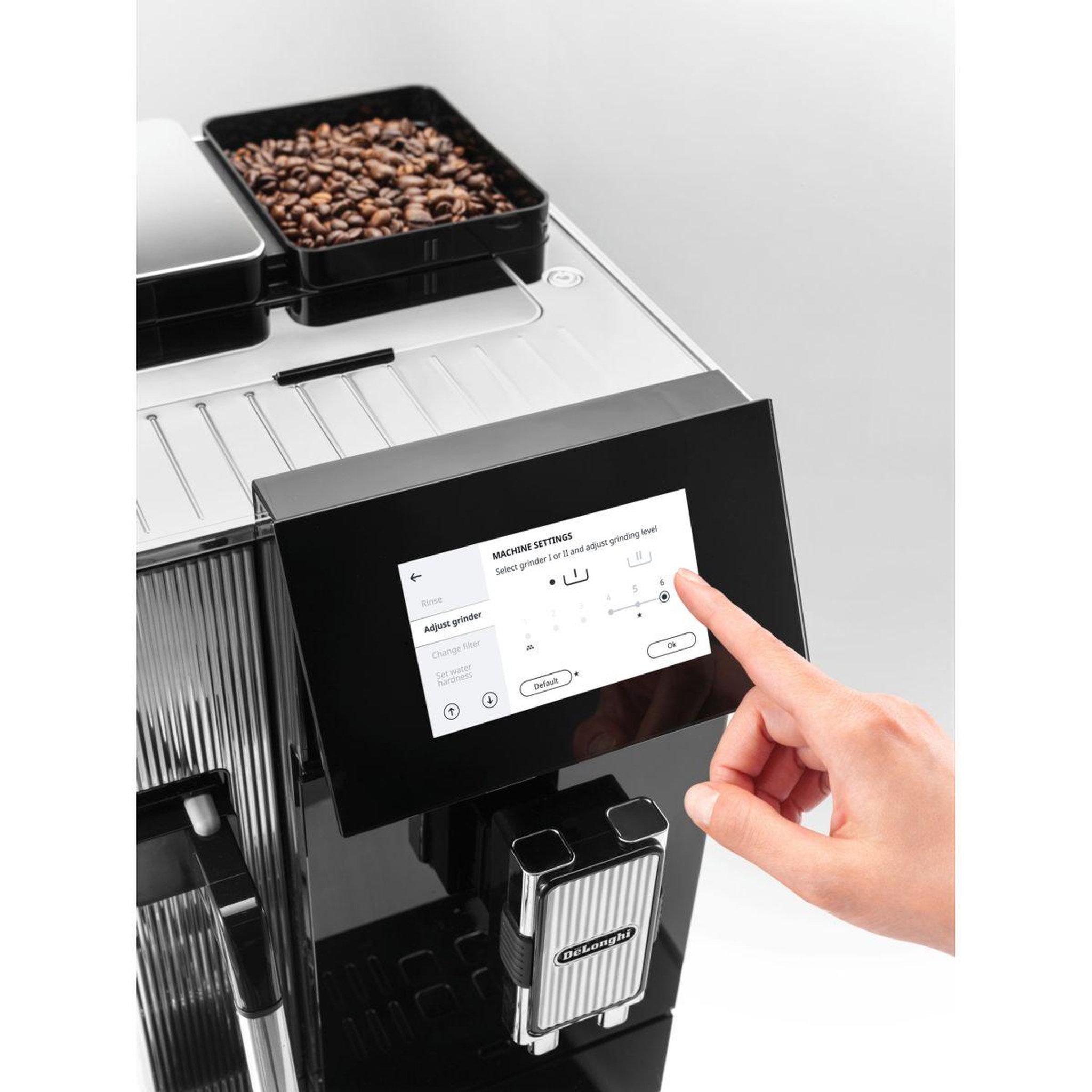 Voir la diapositive 5 : DELONGHI Expresso broyeur maestosa epam960.75.glm connecté inox