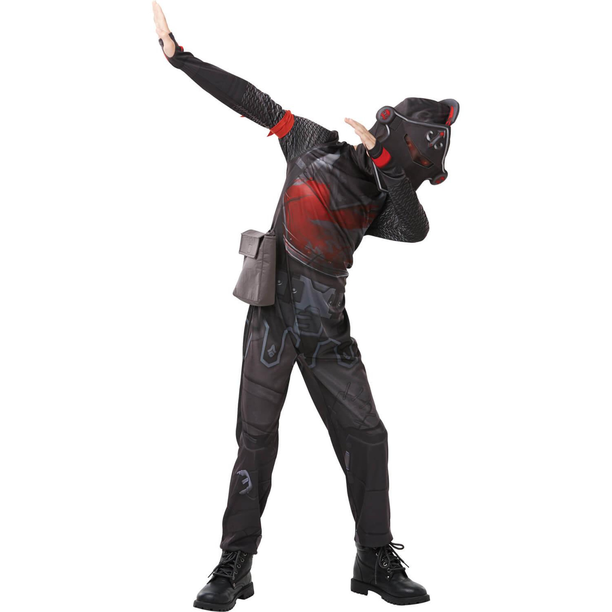 Voir la diapositive 4 : Rubie's Déguisement Black Knight Fortnite - Adolescent - 12/14 ans (152 à 164 cm)