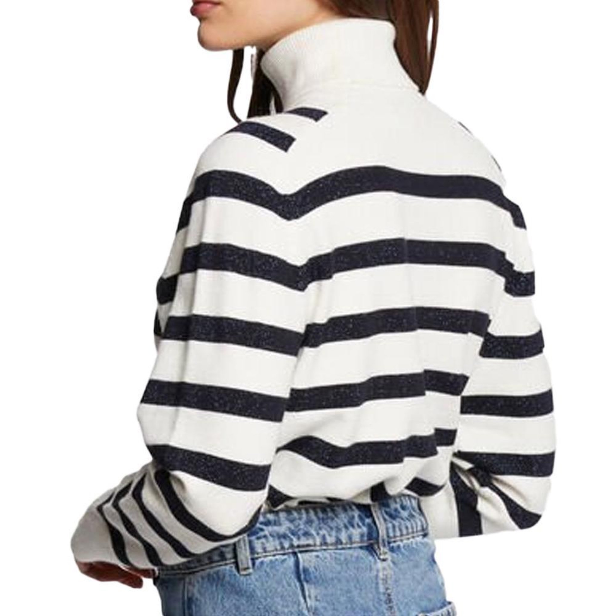 Voir la diapositive 2 : MORGAN Pull /Marine Femme Morgan MLAGON