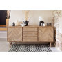 Voir la diapositive 2 : ATMOSPHERA Buffet 3 tiroirs et 2 portes Aeris en bois - Marron