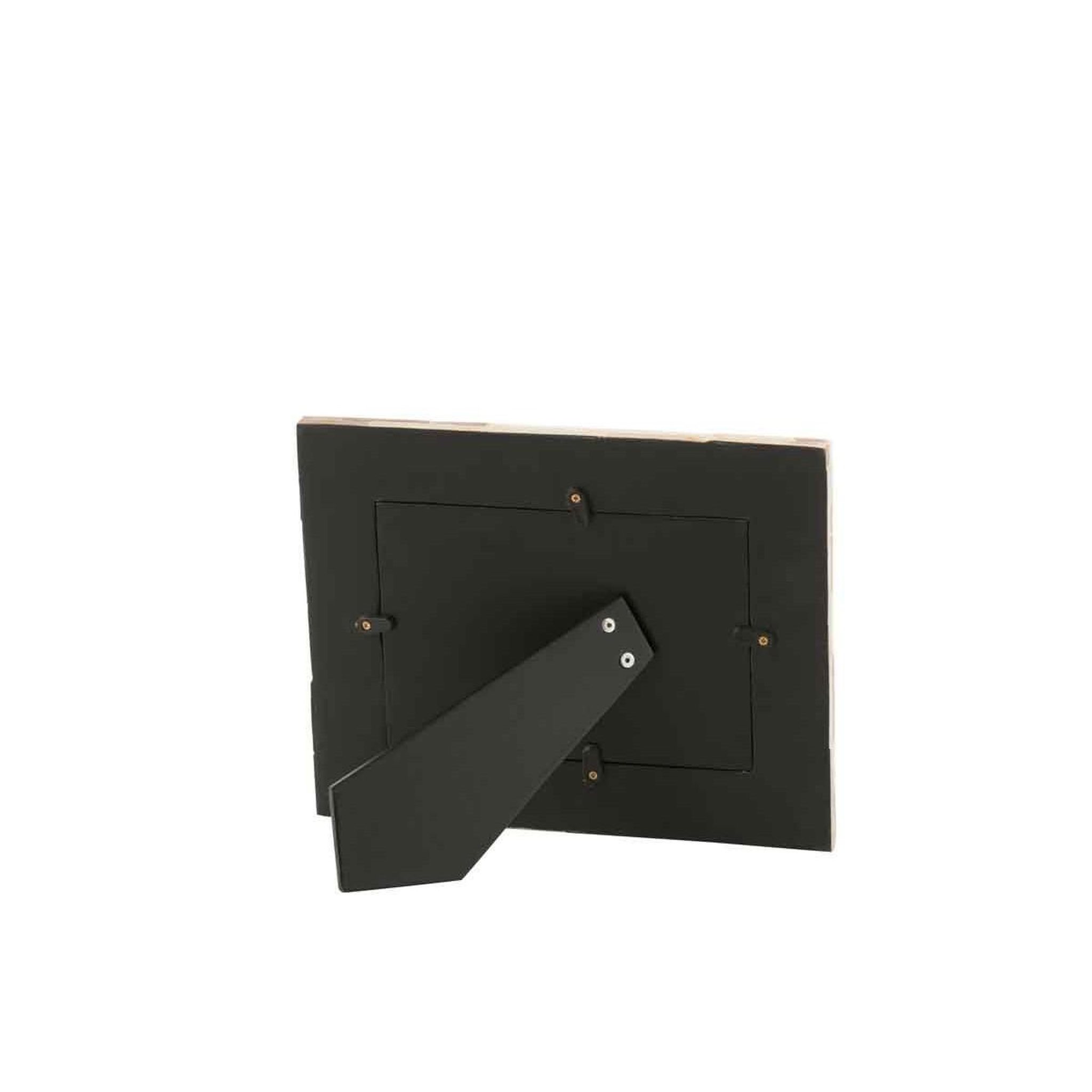 Voir la diapositive 2 : J-LINE Cadre Photo en Bois Déco  Nuye  10x15cm Beige