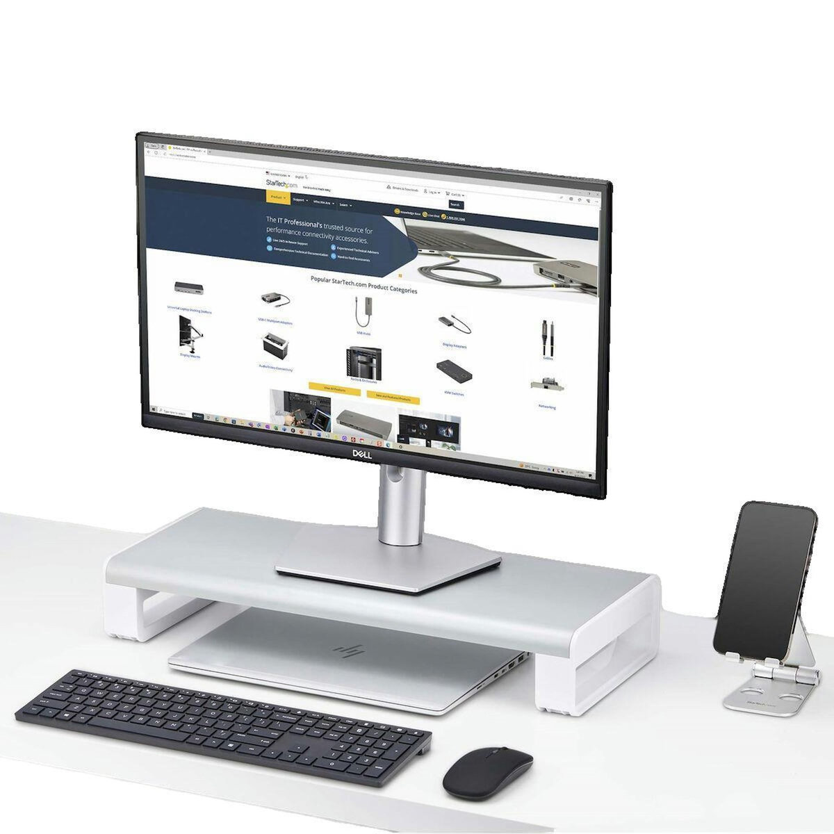 Startech Support de moniteur ergonomique StarTech argenté