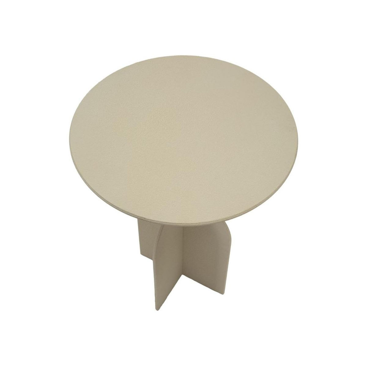 Paris Prix Table d'Appoint Design  Dune  58cm Crème