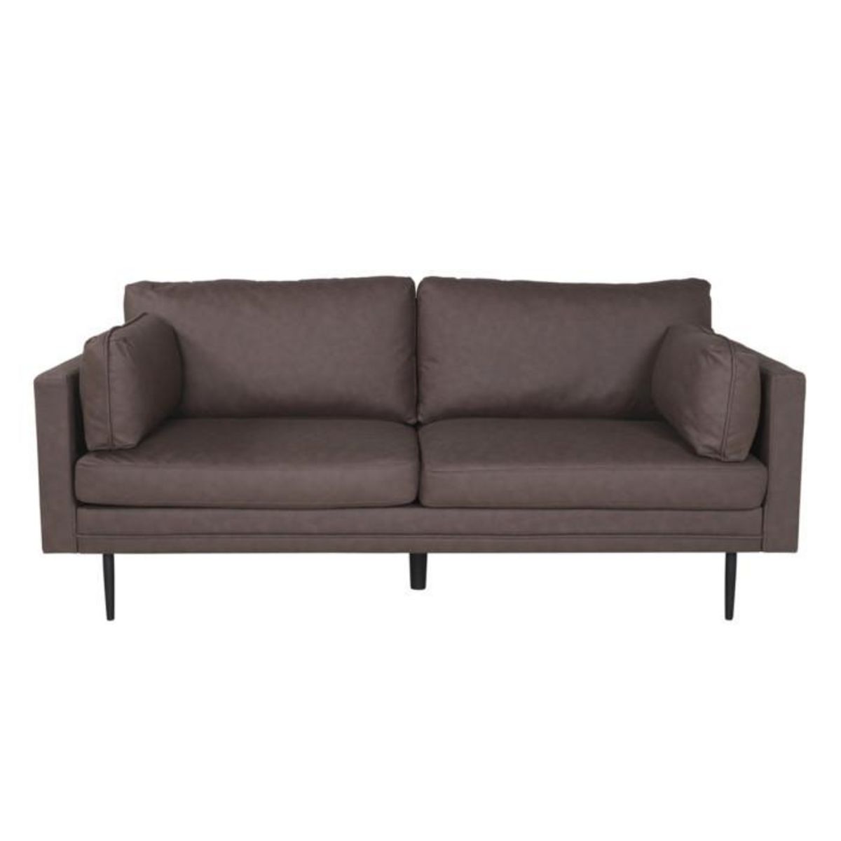 Paris Prix Canapé 3 Places en Microfibre  Boom  203cm Marron