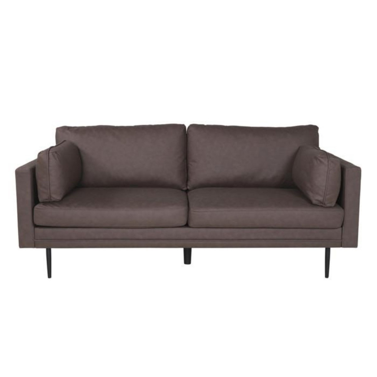 Paris Prix Canapé 3 Places en Microfibre  Boom  203cm Marron