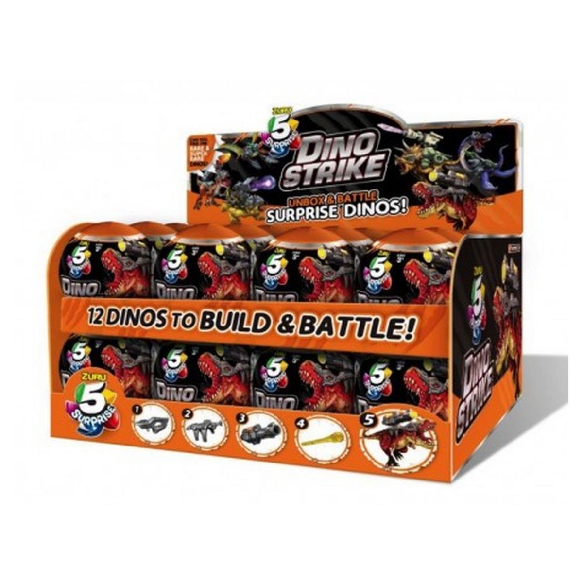 ZURU Boule Surprise Dino Strike Collection dinosaure