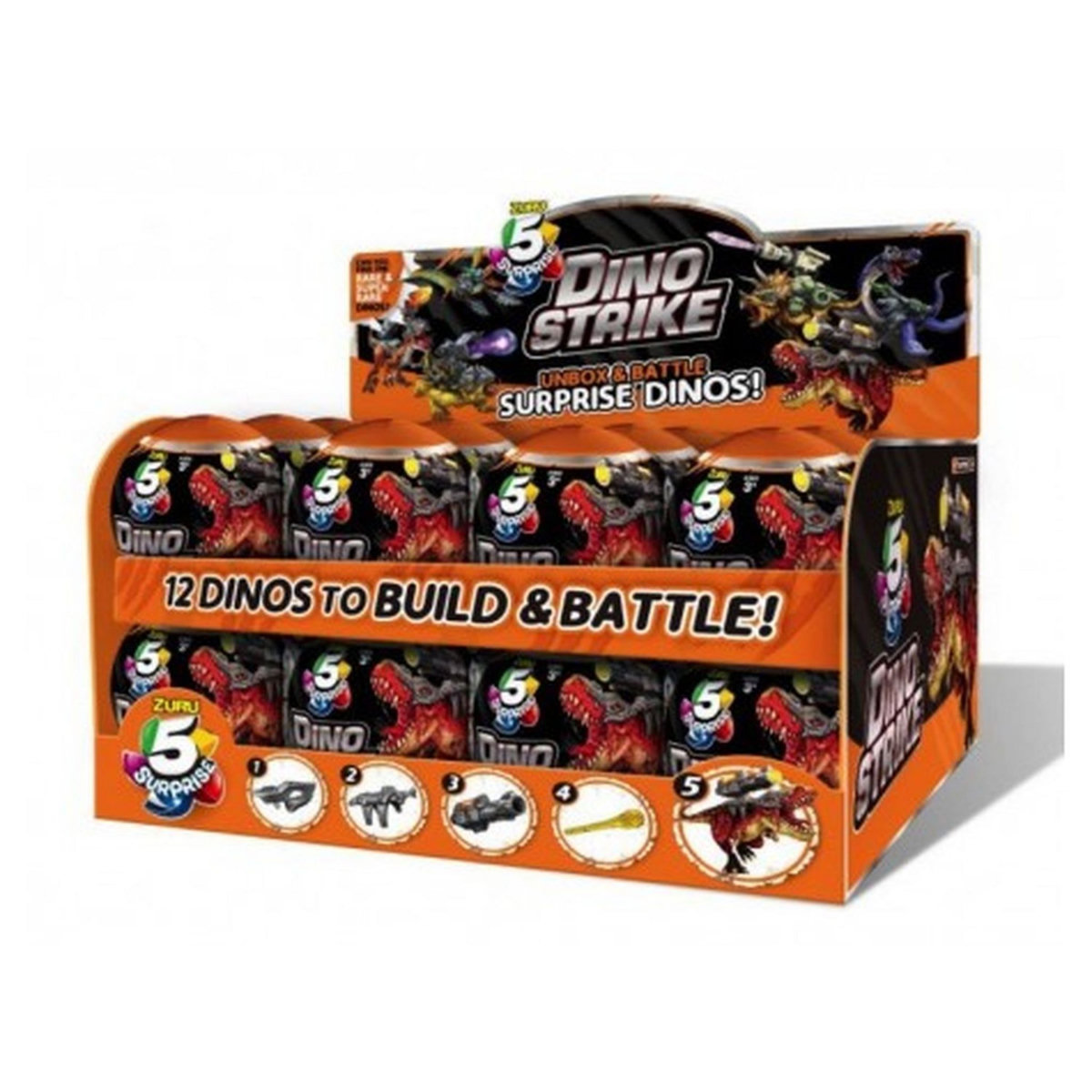 ZURU Boule Surprise Dino Strike Collection dinosaure