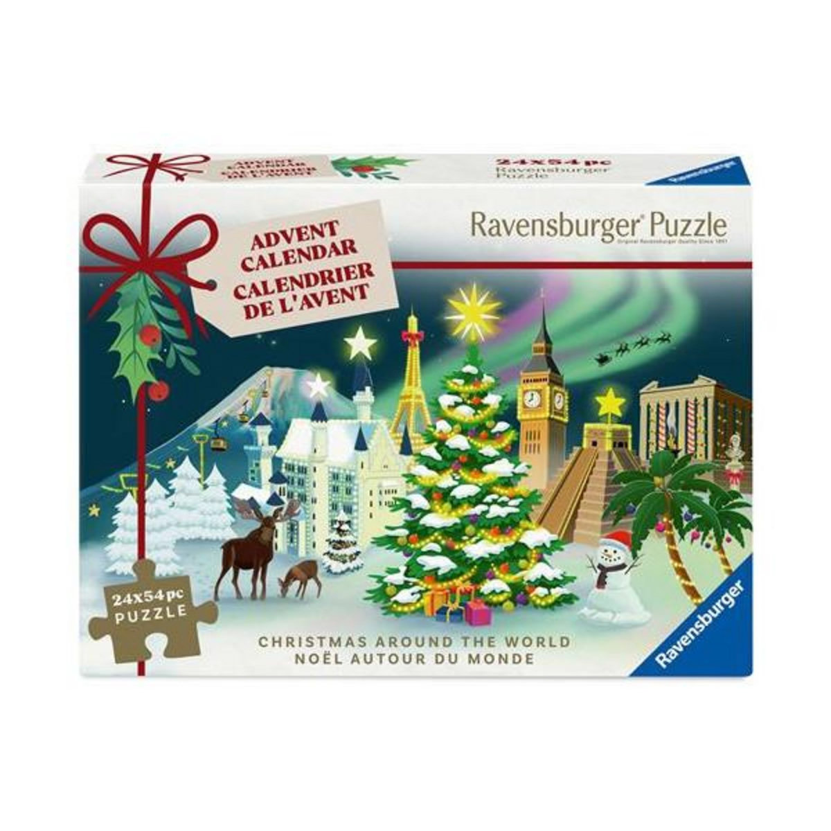 RAVENSBURGER Puzzles 24 x 54 pièces Ravensburger Calendrier de l'avent 2025