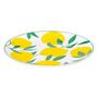 Voir la diapositive 2 : SECRET DE GOURMET Lot de 6 Assiettes à Dessert  Citrons  19cm Multicolore