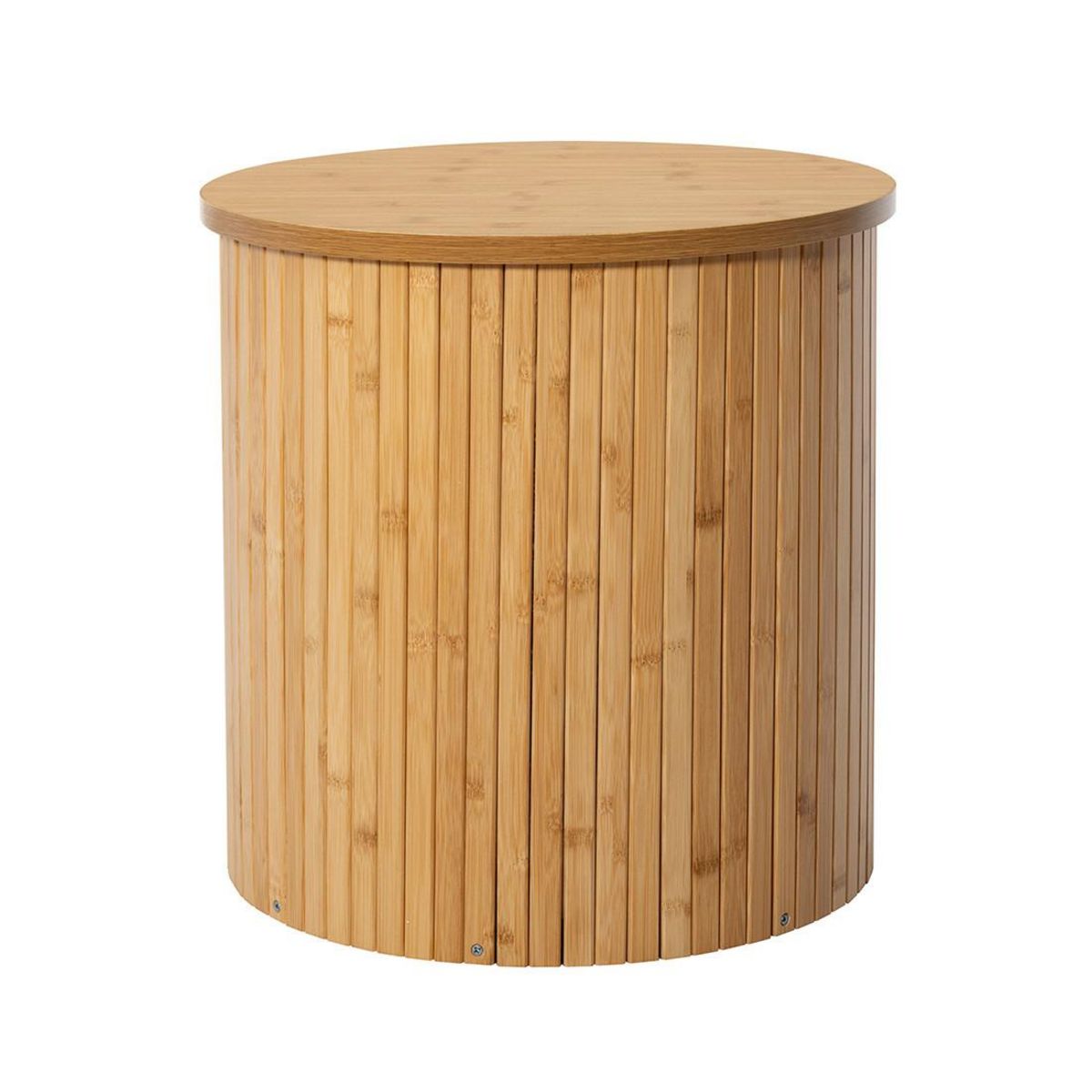 BEST MOBILIER Kofu - bout de canapé - bambou - 40x40 cm