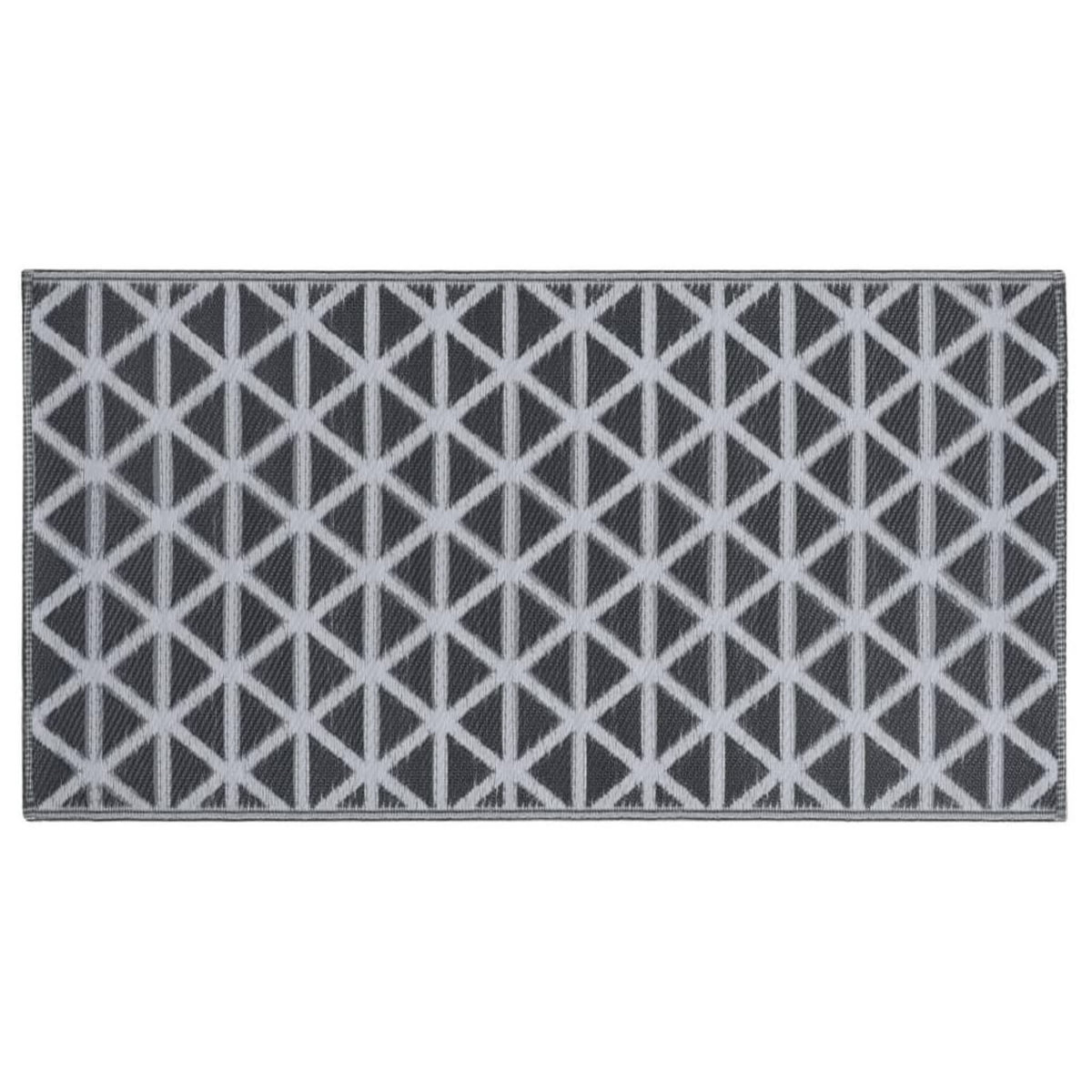 VIDAXL Tapis d'exterieur ARAKIL Noir 160x230 cm PP