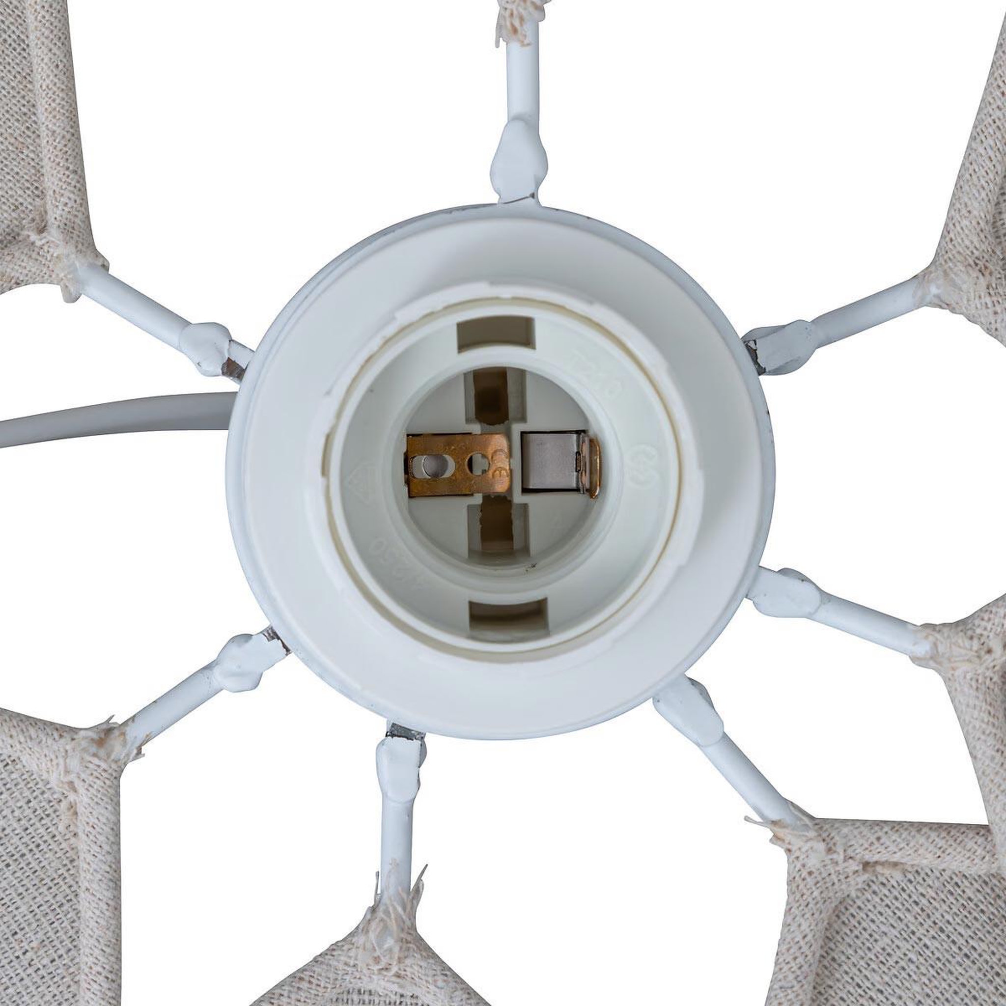 Voir la diapositive 5 : ATMOSPHERA Lampe Suspension Pétale  Naya  100cm Beige