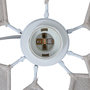 Voir la diapositive 5 : ATMOSPHERA Lampe Suspension Pétale  Naya  100cm Beige