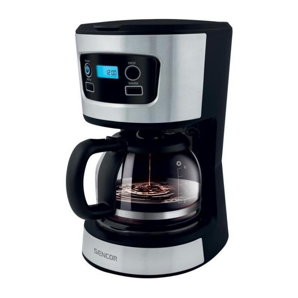 SENCO Machine a café - SENCOR - SCE 3700BK - 0,75 L - 700 W - Noir
