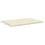 Voir la diapositive 4 : VIDAXL Coussin de banc de jardin blanc creme tissu oxford